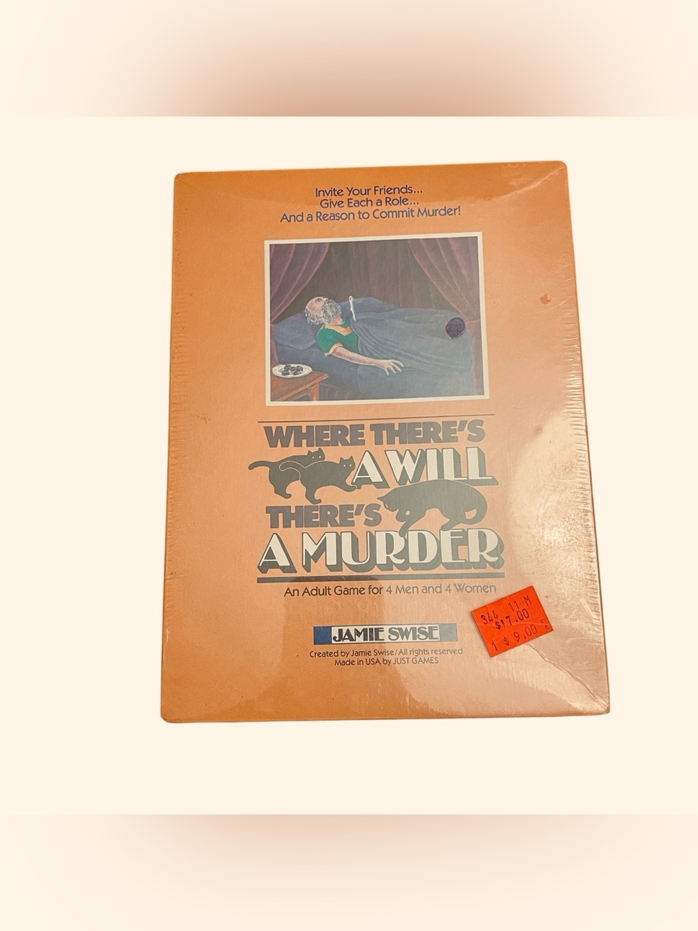 Vtg Mystery Game: Where There's A Will There's A Murder, Role Play Factory Seal